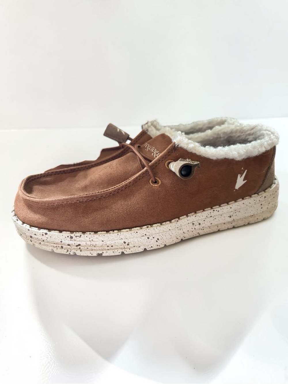 Frogg Toggs Winter Java Fleece Lined Slip On Shoes Acorn Brown Women’s 7